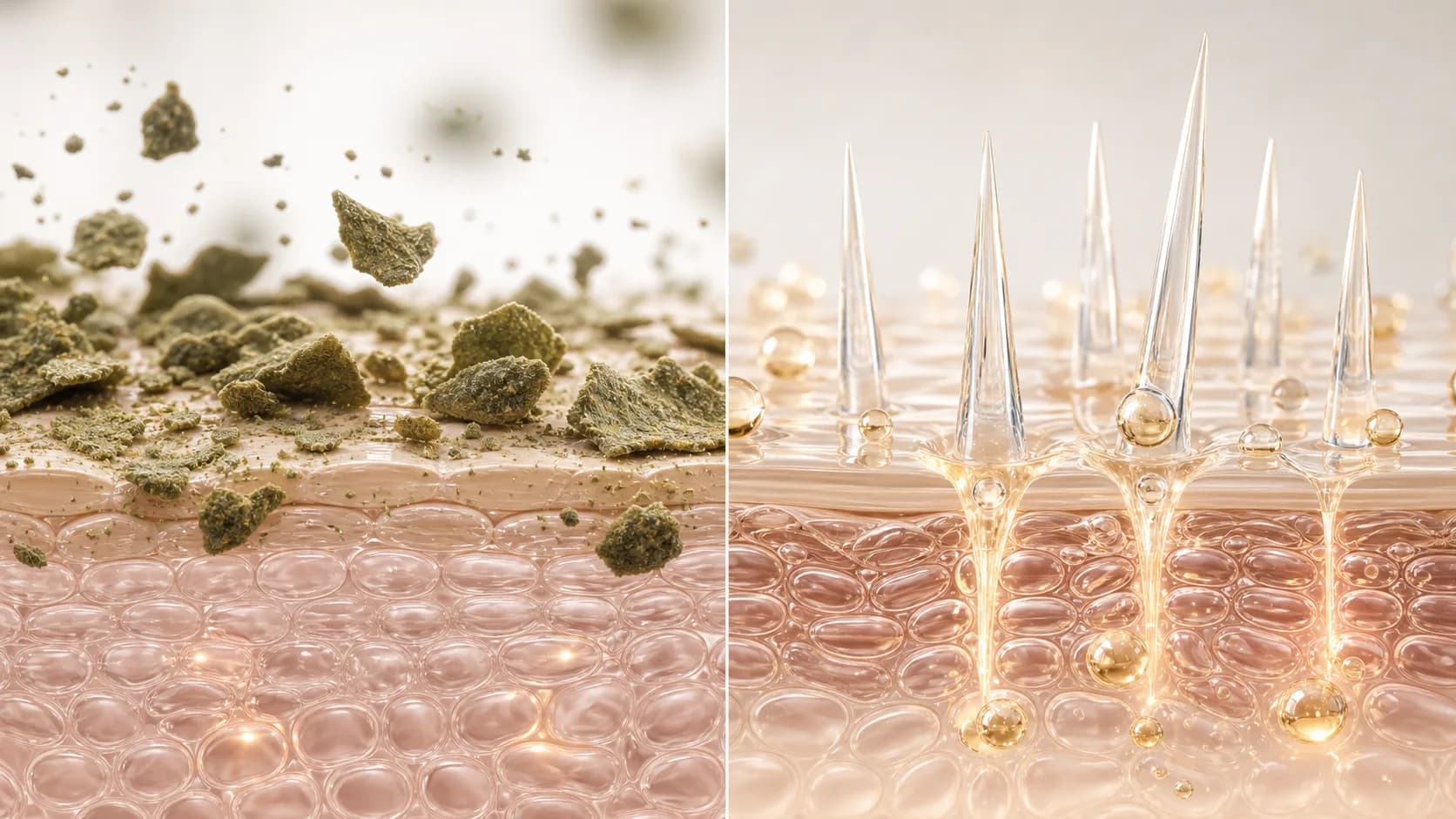 Symbolische Visualisierung verschiedener Peelingstrukturen